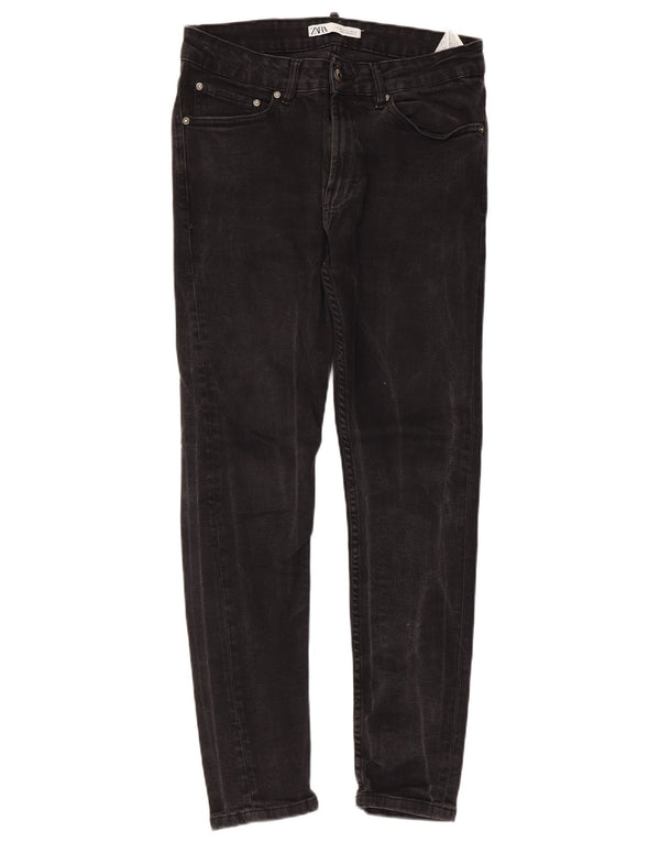 Zara Vaqueros pitillo para hombre EU 40 Medium W31 L27 Algodón negro