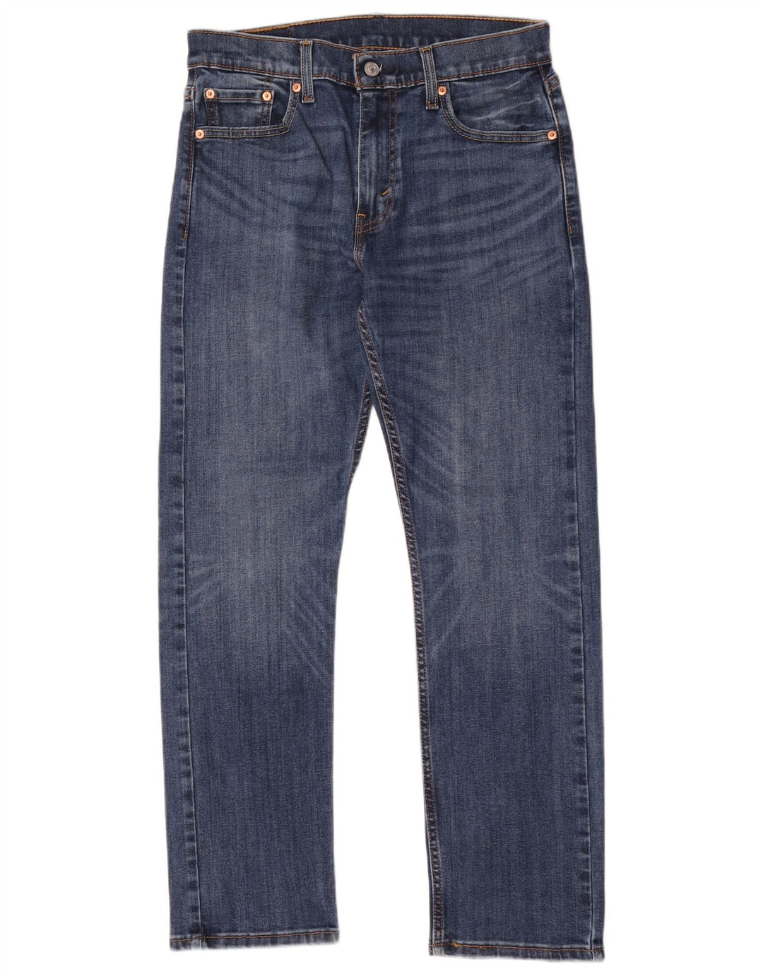 Levi's Hombre 513 Slim Jeans W30 L30 Algodón Azul