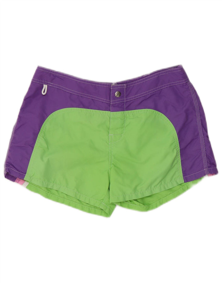 Sundek Bañador Corto para Mujer ES 40 Pequeño Verde Colorblock Poliéster