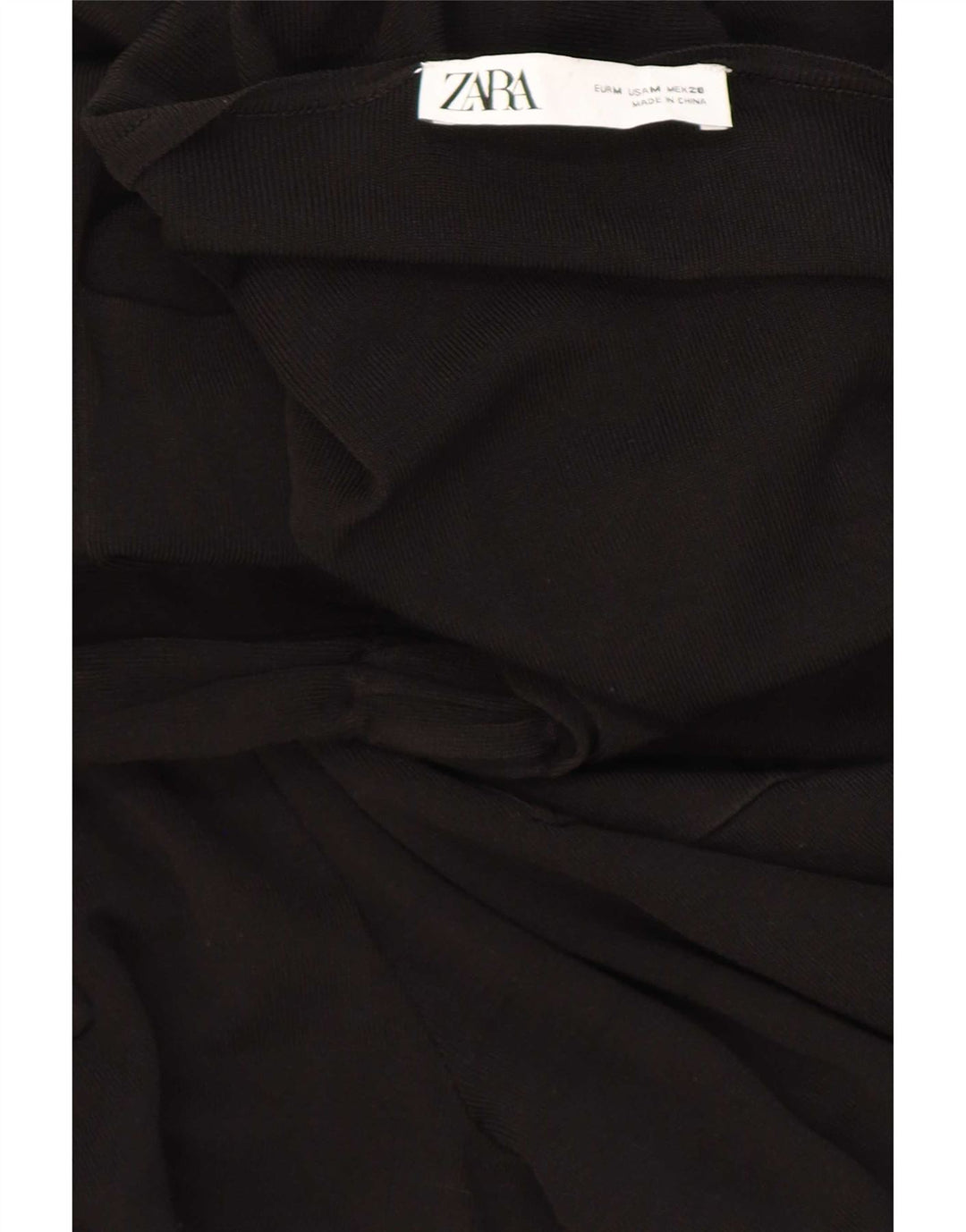 Zara Mujer Mono Manga 3/4 UK 44 Mediano Negro