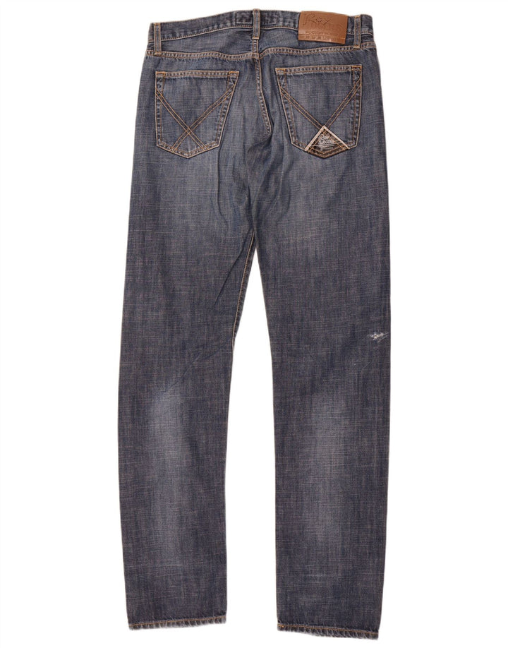 Roy Rogers Vaqueros rectos para hombre W32 L35 Algodón azul marino