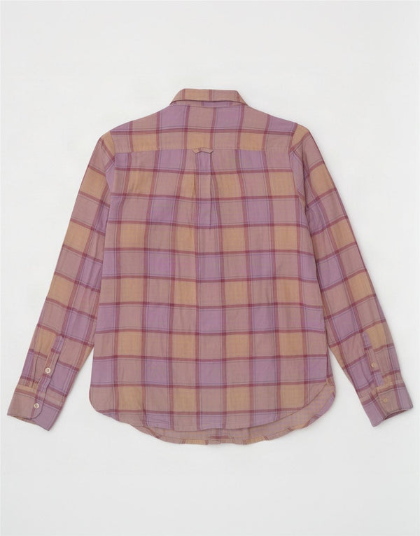 Camisa para mujer Fat Face UK 40 Medium Algodón a cuadros multicolor
