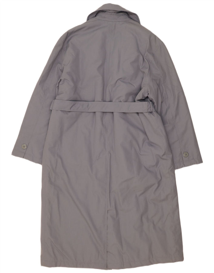 Vintage hombres abrigo Reino Unido 38 gris medio