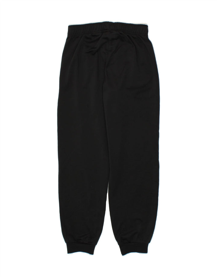 LOTTO Boys Tracksuit Trousers Joggers 9-10 Years Small Black Polyester Vintage Lotto and Second-Hand Lotto from Messina Hembry 