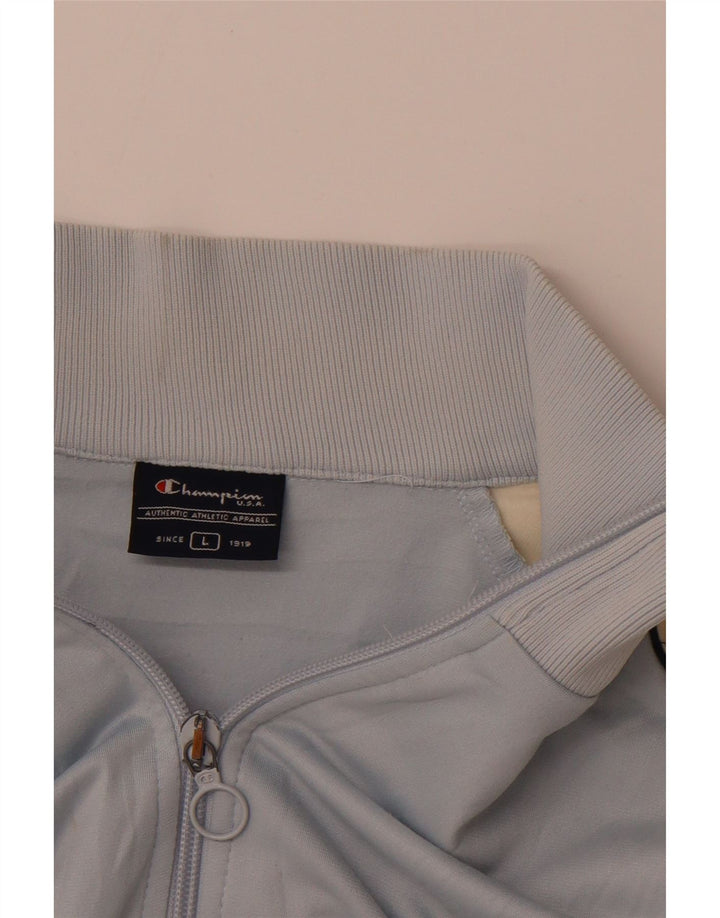 CHAMPION Chaqueta de chándal para mujer UK 40 Grande Azul Colorblock