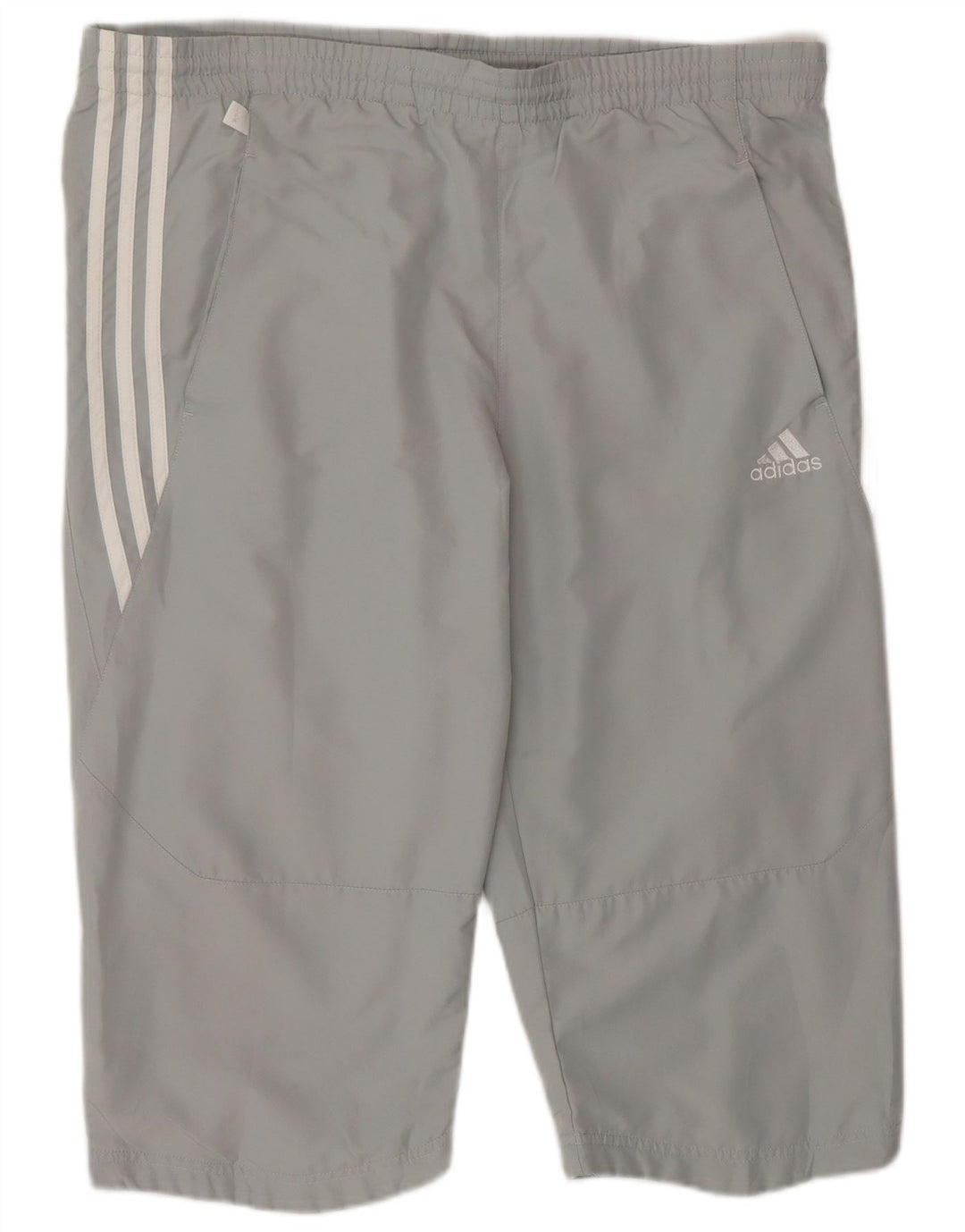 ADIDAS Mens Bermuda Sport Shorts Medium  Grey Polyester