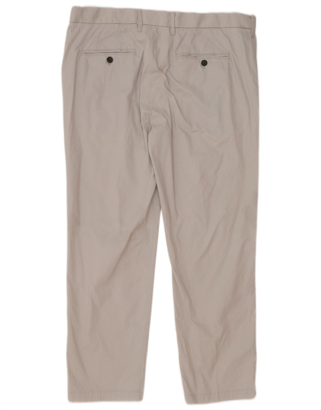 Marks & Spencer Pantalones chinos de corte regular para hombre W38 L29 Algodón gris