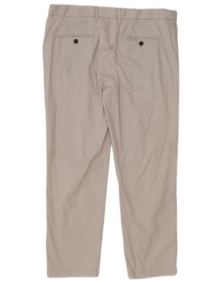 Marks & Spencer Pantalones chinos de corte regular para hombre W38 L29 Algodón gris