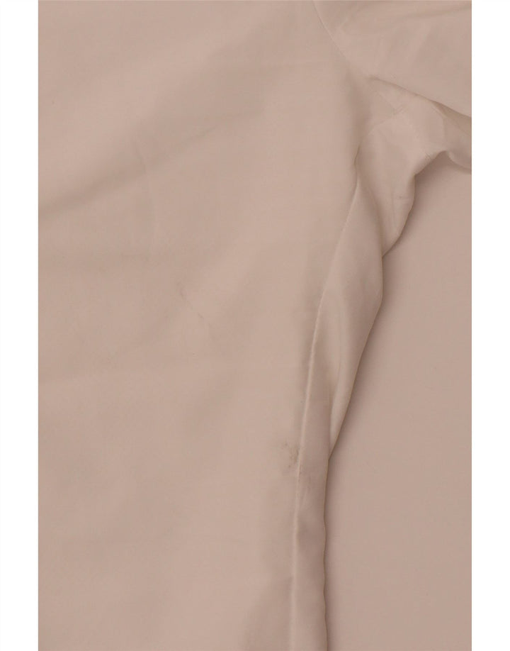 NIKE Mujer Capri Chándal Pantalones UK 8/10 Pequeño Blanco Deportes