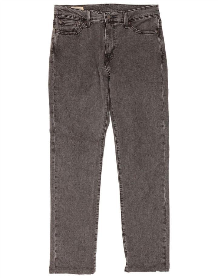 Levi's Hombre 511 Slim Jeans W30 L30 Algodón Gris