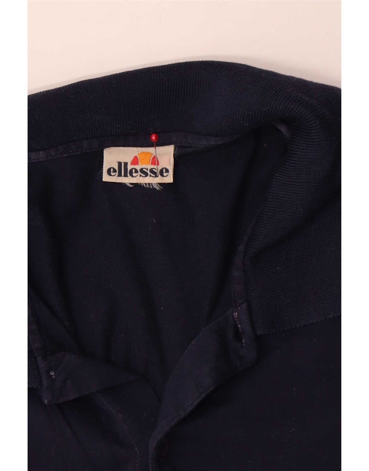 Polo Ellesse para hombre grande azul marino
