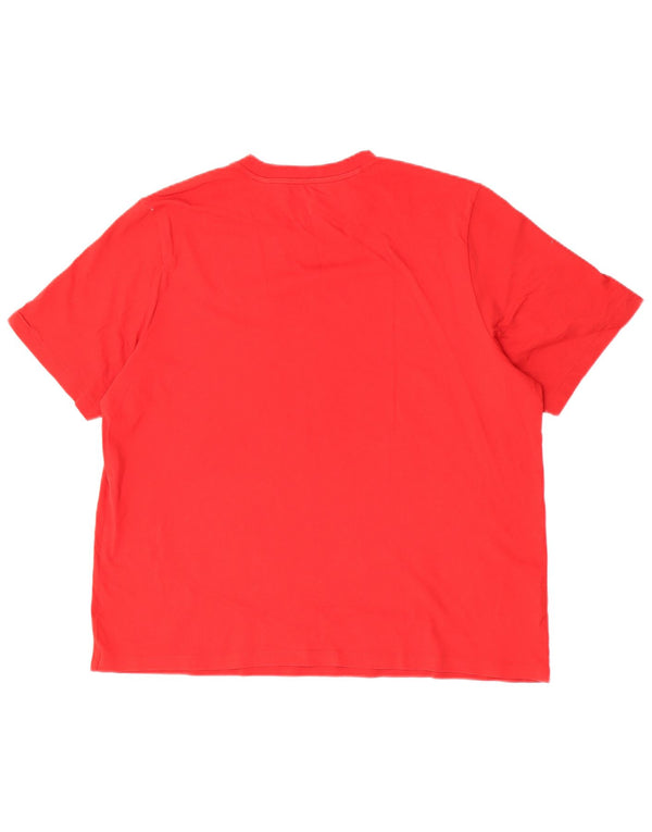 Adidas Hombre Camiseta Gráfica Top XL Rojo