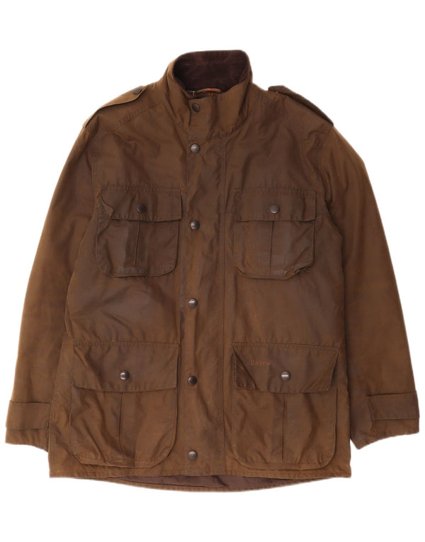 Chaqueta militar de algodón encerado para hombre Barbour UK 38 Medium Khaki