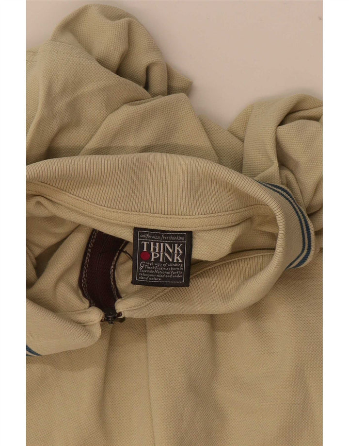 Think Pink Polo Hombre 2XL Beige