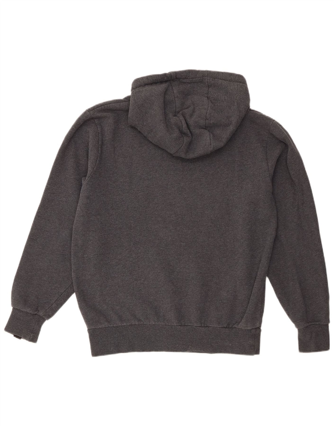 Ellesse Hombre Sudadera Con Capucha Gráfica Jersey De Algodón Gris Medio