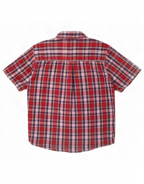 Wrangler Camisa De Manga Corta Hombre XL Red Check Cotton