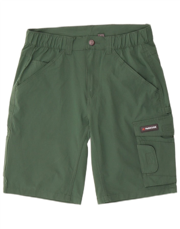 Pantalones cortos tipo cargo Parkside para hombre Small W29 Elastano verde
