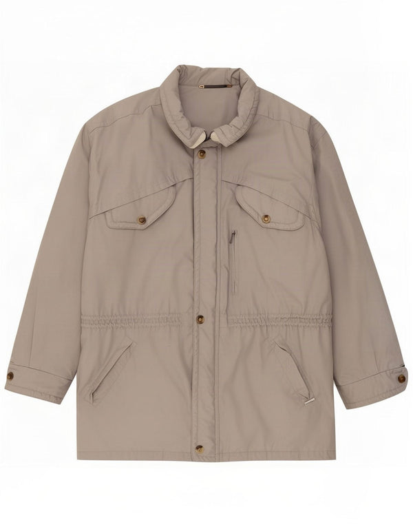 Sympatex Chaqueta utilitaria para hombre IT 54 2XL Gris Poliéster