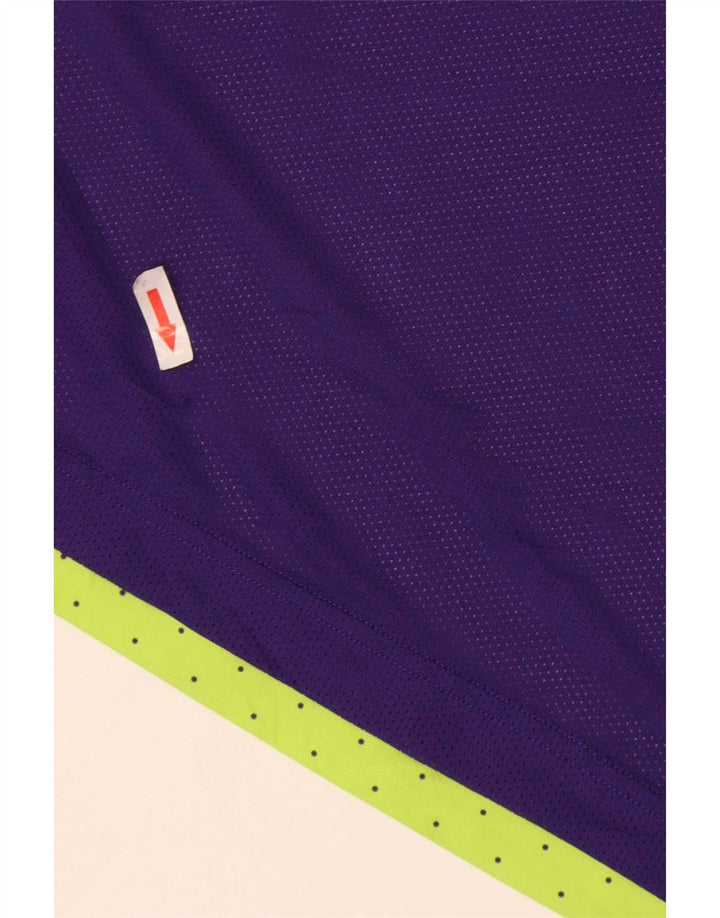 Nike Camiseta Dri Fit Graphic para hombre Top poliéster geométrico morado grande