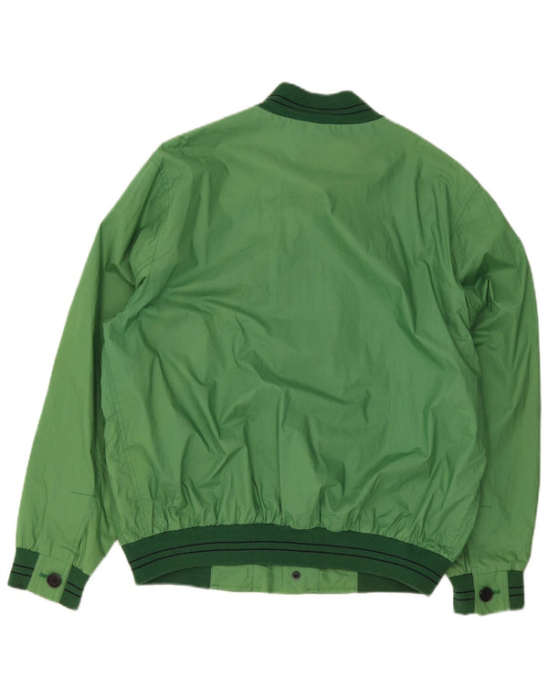 Vintage Mens Bomber Jacket IT 50 Large Green