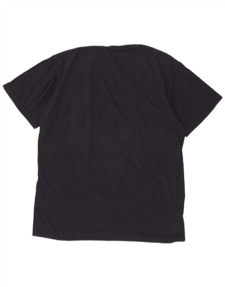 HARD ROCK CAFE Camiseta gráfica Munich para hombre Top Algodón azul marino mediano