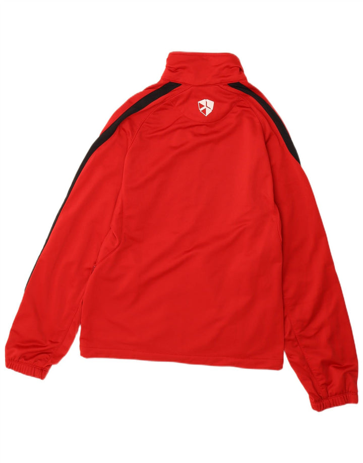 NIKE Hombre Chándal Top Jacket Small Rojo Colorblock Poliéster