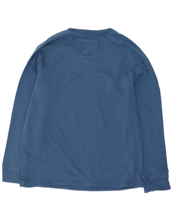 Camiseta de corte regular para hombre de Fat Face, manga larga, algodón azul grande