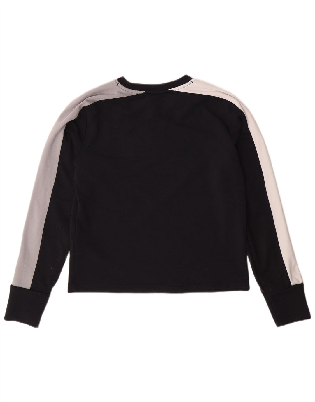 UNDER ARMOUR Camiseta holgada de manga larga para mujer UK 6 XS Bloque de color negro