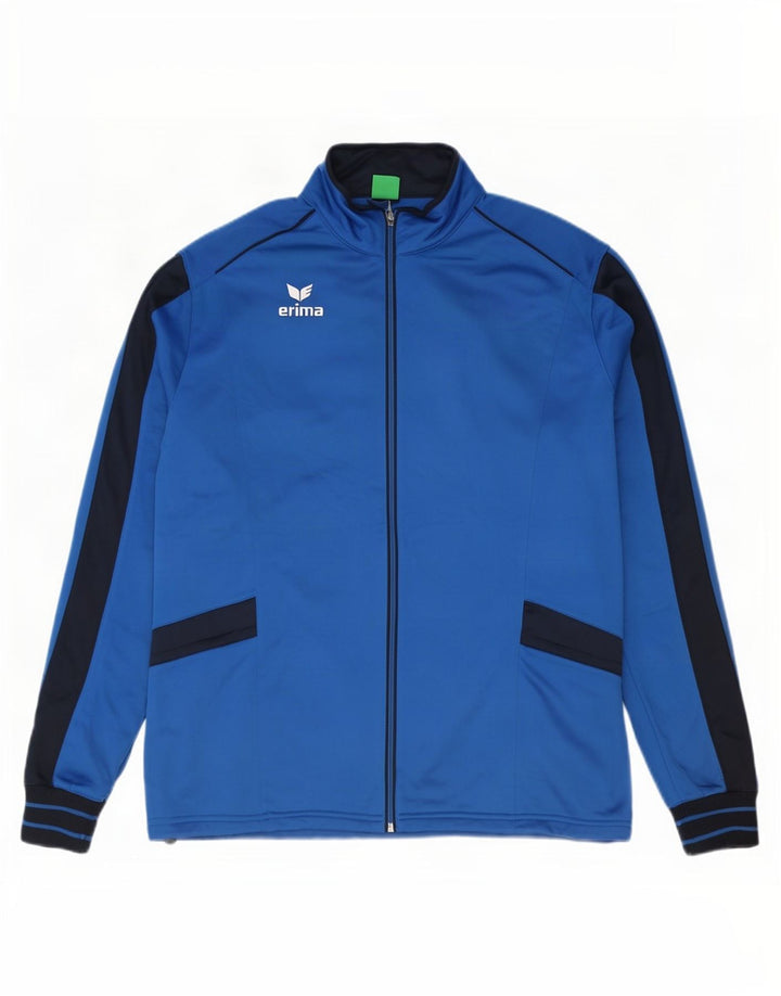 Erima Chaqueta de chándal para hombre UK 46/48 2XL Azul Colorblock