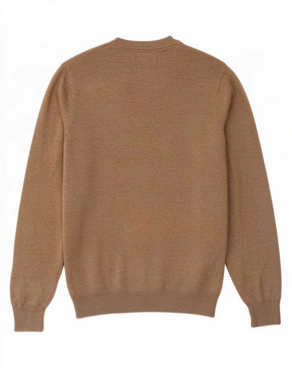 Marks & Spencer Jersey con cuello en V para hombre XS Algodón beige