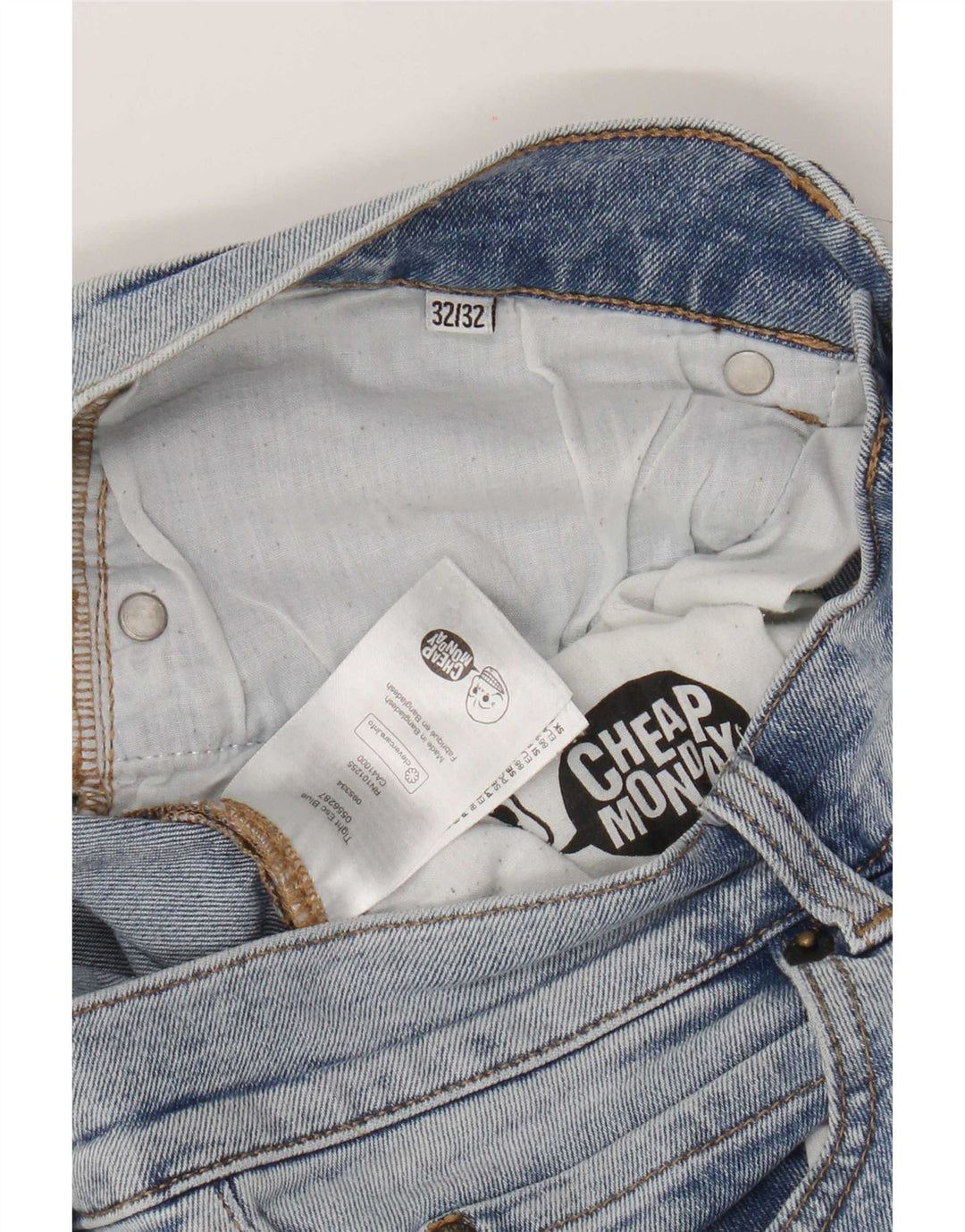 Vaqueros ajustados para mujer de Cheap Monday W32 L32 Algodón azul