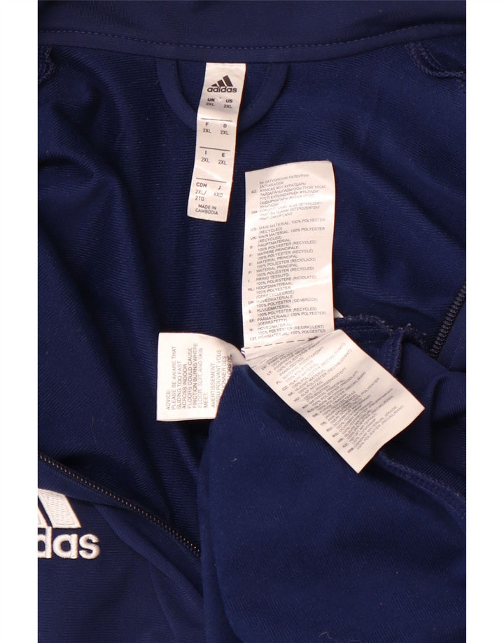 ADIDAS Chaqueta de chándal para hombre 2XL Azul marino Poliéster