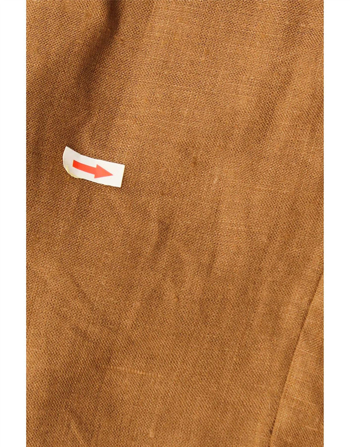 Vintage hombres Blazer chaqueta Reino Unido 36 pequeño marrón