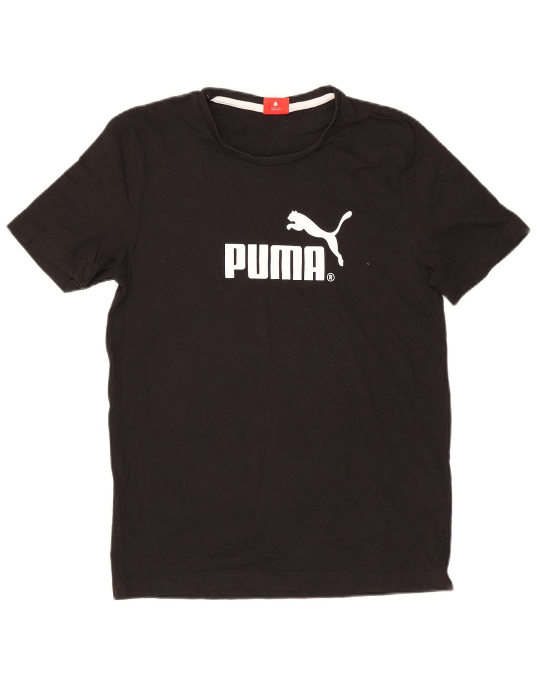 Puma - Camiseta gráfica para hombre, talla pequeña, algodón negro