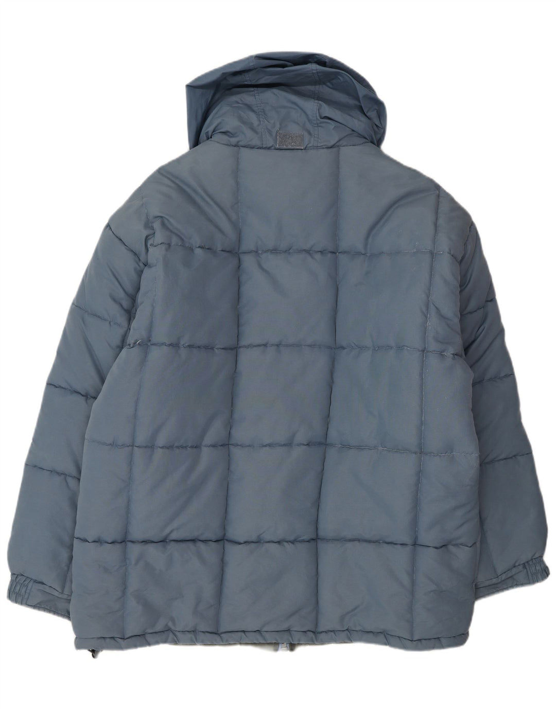 Vintage hombres chaqueta acolchada Reino Unido 40 azul grande
