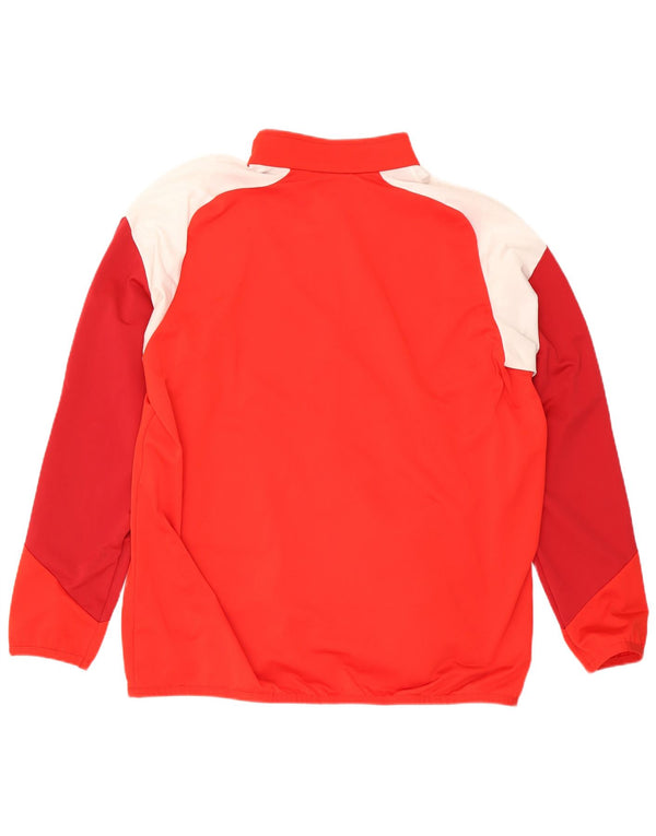Puma Chaqueta de chándal para hombre, talla 2XL, color rojo, poliéster