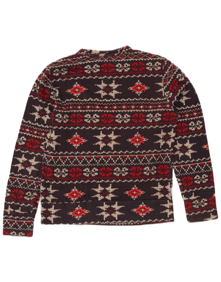 FRANKLIN MARSHALL Sudadera gráfica para mujer Jumper UK 10 Small Brown