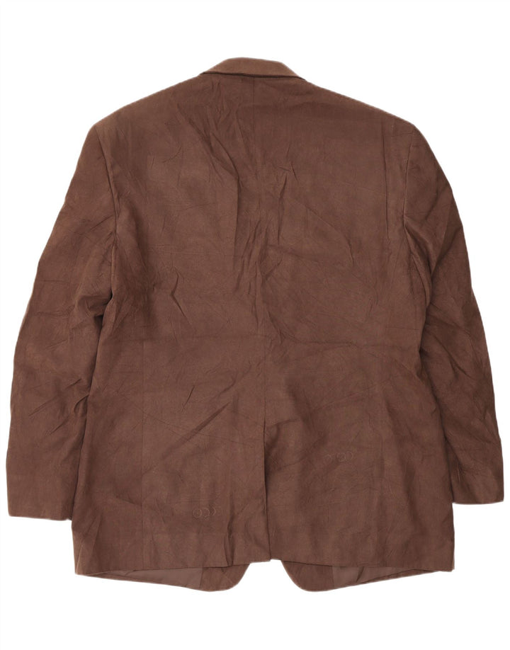 NAUTICA Chaqueta tipo blazer de 2 botones para hombre UK 42 XL Marrón