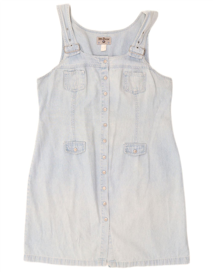 JOHN BANER Vestido vaquero sin mangas para mujer IT 50 XL Algodón azul