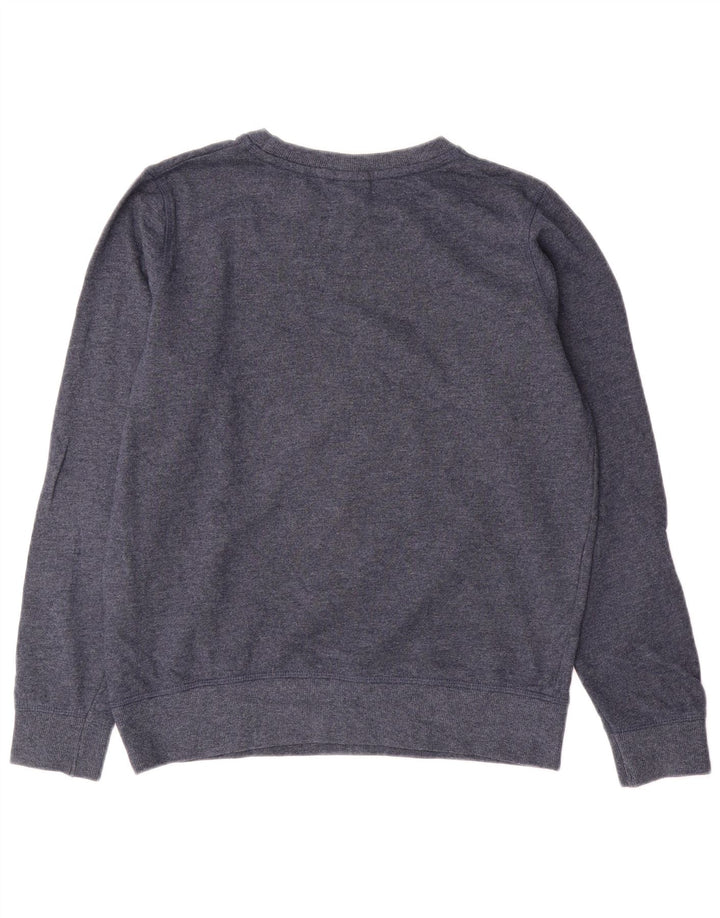 Weird Fish Sudadera de gran tamaño con gráfico para mujer, talla 10, color azul marino