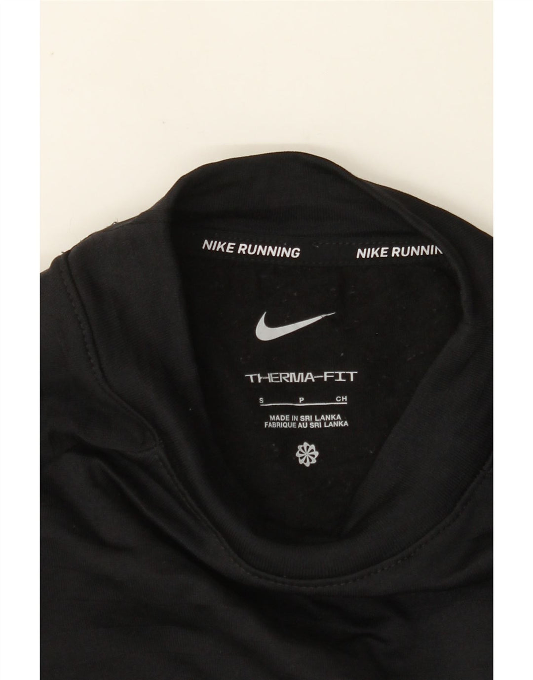 NIKE Mujer Therma-Fit Top Manga Larga UK 10 Small Negro