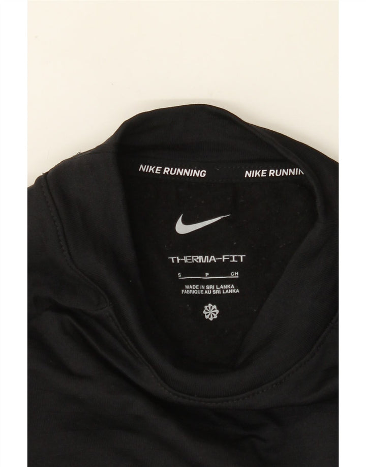 NIKE Mujer Therma-Fit Top Manga Larga UK 10 Small Negro