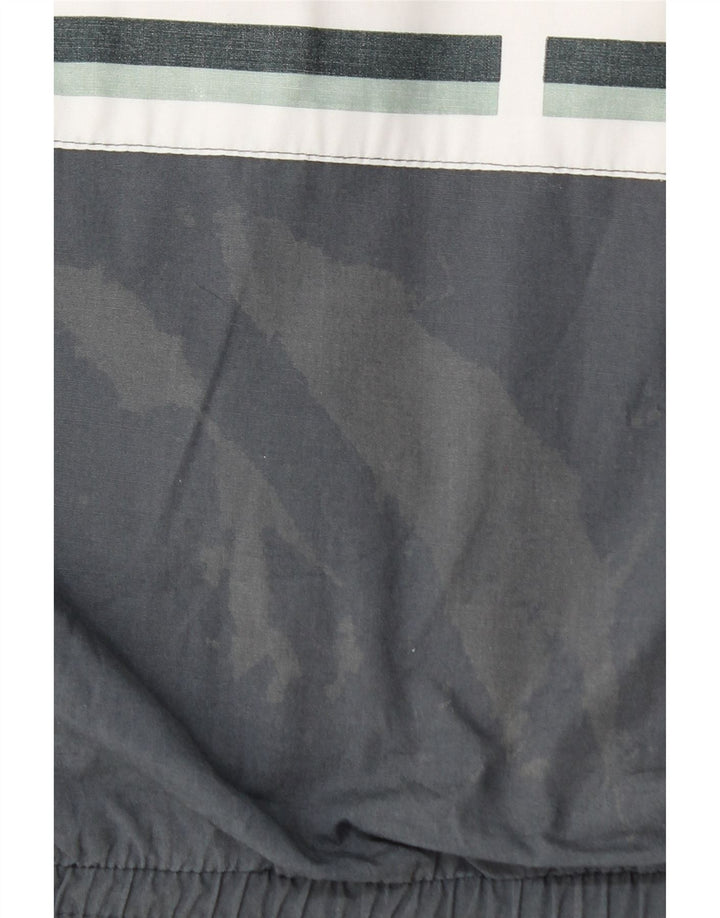 LOTTO Chaqueta Top De Chándal Con Gráfico De Corte Suelto Para Hombre Small Blanco Colorblock