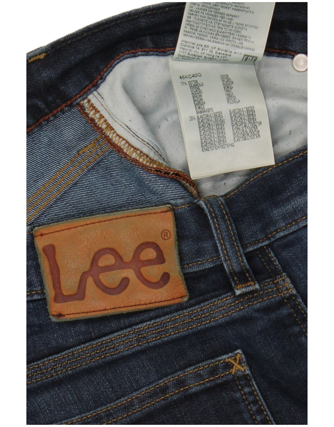 Vaqueros Lee Daren Slim para Hombre W33 L31 Algodón Azul