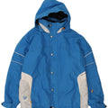 BRUGI Chaqueta cortavientos con capucha para hombre UK 38 Medium Blue Colourblock