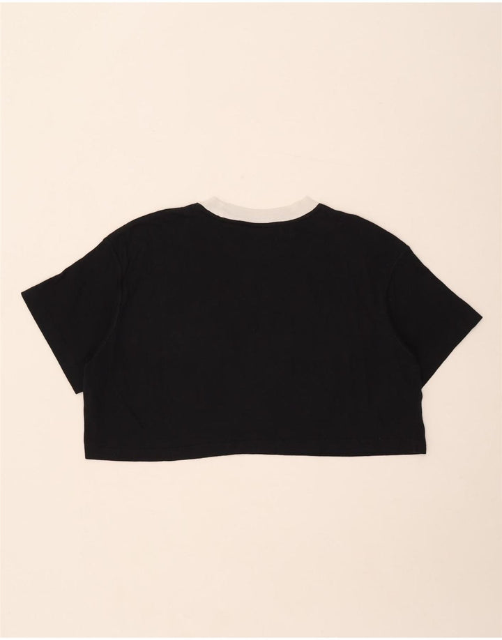 Nike - Camiseta corta extragrande para mujer, talla 40, talla M, color negro