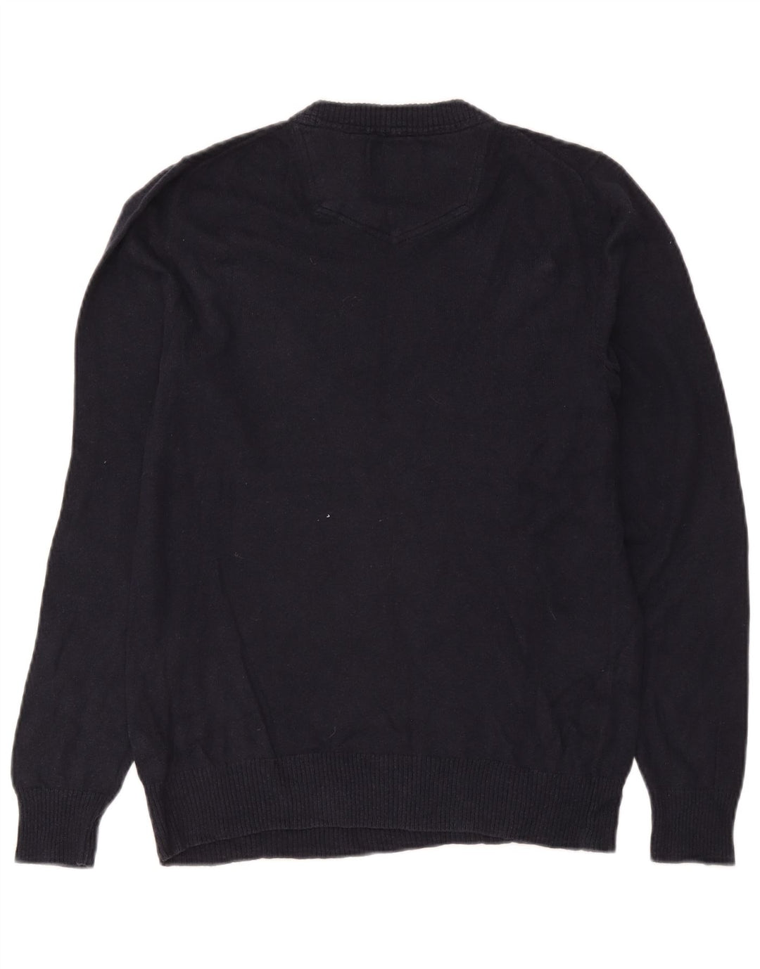 Jersey con cuello en V para hombre Fat Face Small Azul marino Algodón