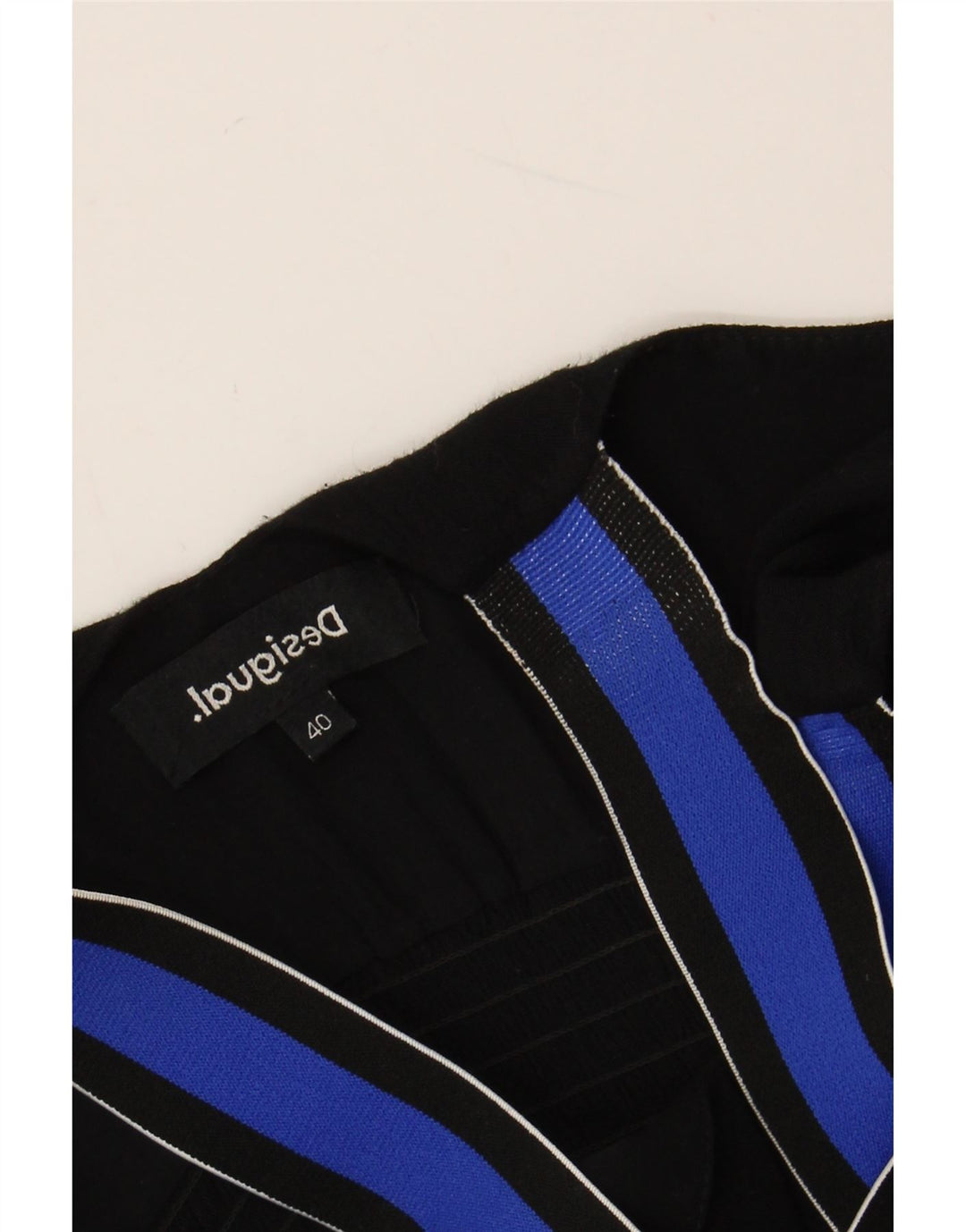 DESIGUAL Vestido largo con estampado abstracto para mujer EU 40 Medium Black Bohemian