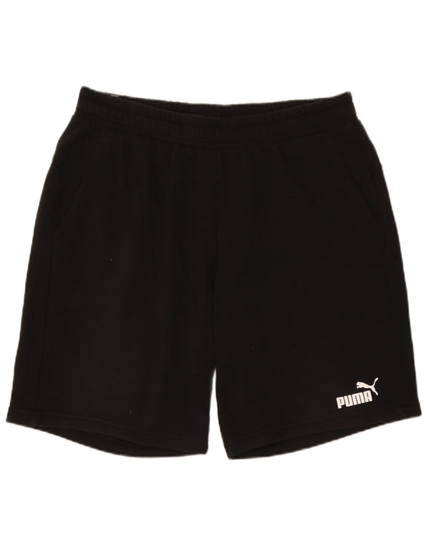 Puma Pantalones cortos deportivos para hombre XL Algodón negro