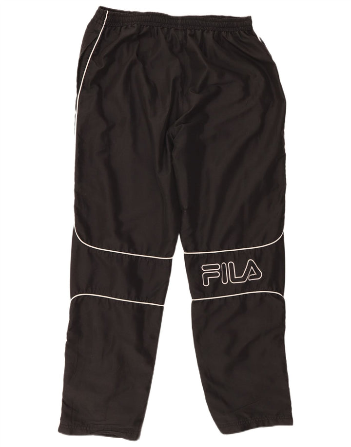 FILA Hombre Pantalones De Chándal Gráficos Medium Black